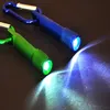 Crestech Torches LED Keychain Flashlights Carabiner Ring Sports 미니 LED 손전등이있는 알루미늄 합금 바디 무료 배송 DHL