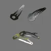 Goud en zilver EDC Multi Tool Haar Clip Haarspeld Roestvrijstalen Tactische Cutter # R49