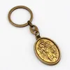 12 Sztuk St. Christopher Key Rings Medal Motoryzacja-2-calowa Duża ochrona samochodowa Brelok