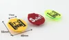 6st 48mm akryl pop tecken clips försäljning tryckt, klubb kosmetika nagelsalong skor stövlar klipp etikett prislapphållare plast snap display