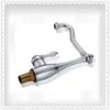 Wholesale And Retail Long Spout Single hole basin mixer With Brass Chrome And Porcelain Handle / Long Spout hydrant HS425