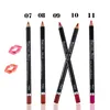 Whole12pcslot New Magical Halo Lipliner 12 Colors Nondizzy Waterproof Longlasting Lip Liner Pencil Smooth Soft Red Makeup7342244