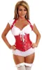 2016 Hot Sale Sexy Women Steampunk Faux Leather Cupless Corset Rivet Suspender Buckle Waist Cincher Bustier