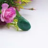 Natural Green Longan Agate Hand-carved Oval Ring Surface Ringwomens Designer Jewelry Pearl Gold Accessories New