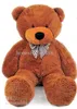 Whole cheap GIANT 80120 BIG PLUSH TEDDY BEAR HUGE SOFT 100 COTTON TOYFour Color White Brown Light Brown Pink5044120