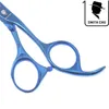 5.5 Polegada SMITH CHU Tesoura de Cabeleireiro Conjunto de Alta Qualidade De Corte De Cabelo Tesouras Tesoura Do Barbeiro Azul Barbeiro Cabelo Ferramenta de Venda Quente, LZS0051