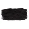 Verfijnd synthetisch vlechthaar 18inch 90 Rootspack 200g Crotchet Braids 1 stuk slechts 8 kleuren haak haaruitbreidingen3706663