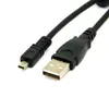 USB UC-E6 Cabo para Coolpix L1 / L2 / L3 / L4 / L5 USB 2.0 Um Macho para mini Macho 8 pinos plana (DY)