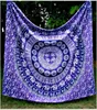 21 Designs Super Maat 210 * 150 cm Bohemian Mandala Beach Tapestry Hippie Throw Yoga Mat Handdoek Indian Polyester Beach Sjaal Badhanddoek DHL gratis