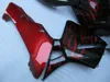 Kit carenatura per stampaggio ad iniezione per Honda CBR600RR 05 06 set carenature nere fiamme rosse CBR600RR 2005 2006 OT03