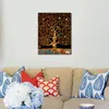 Famous Gustav Klimt Arts Under the Tree of Life Hand Painted Oil Paintings Canvas Reproduction for Cafe Room Wall Decor