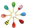 Offre spéciale bébé jouet en bois hochet bébé mignon hochet jouets Orff instruments de musique jouets éducatifs mini bébé marteau en bois cadeau