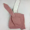 Winter Baby Rabbit Ears Knitted Hat Infant bunny Caps For Children 0-3T Girl Boy hats Photography Props 4 colors