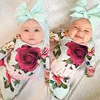 Baby Girls Clothes Newborn Infant Toddler Kids Long Sleeve Top Shirt Dress +Pant 2Pcs Flower Outfit Baby Girls Clothing Sets