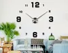 Simple Design Mirror Number Sticker Wall Clock Wall Art DIY Wall Clocks Arcylic 3D Quartz Clock Watch DIY Home Decor