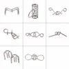 8PCS Metal Wire Puzzle Magic IQ Test Mind Game Adults Child Kids Toy Cardano's Rings Series