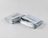 210*130 210*140 210*160 Silver Aluminizer Emergency Blanket Outdoor Throw Insulation Blankets Waterproof Emergencies Insulations Foil Thermal Pad Quilt