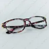 2021New Eyeglasses Frame Wholesale Vintage Designer Patchwork Style Good Plastic Optical Frames With Special Design Metal Hinge 5 Colors