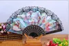 Fabric Spanish Style Character Landscape Fan Pattern Dancing Party Folding Hand Fan Size 9" Pack of 60 Pieces Random Color