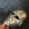 Retro Vintage Taş Adam Tam Başkanı Maske Cadılar Bayramı Masquerade Kostüm Maske Cosplay 2 Clour (Altın ve Gümüş)