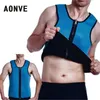 Afslanken Riem Buik Mannen Body Shaper Man Taille Trainer Afslanken Vest Shirt Ultra Zweet Neopreen Thermo Body Shaper Plus Size