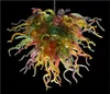 China Factory-outlet Hand Blown Chandelier Style Modern Art Glass Decorative Hanging LED ChandelierS for Sale