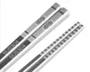 5PAIR SUS304 18/10 Bacchette in acciaio inossidabile Riutilizzabili Clip cinese clip per stoviglie