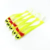 Free Shipping Three Colors 8cm/5g Artifical Lure Soft Floating Lure 3D Eyes Sea Fishing Lure