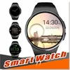 Bluetooth Smart Watch 1.3 inches IPS rund pekskärm Vattenbeständig kW18 SmartWatch Telefon med SIM-kortplats Sova Hjärtfrekvensmätare