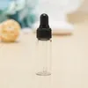5 ml Mini Bernsteinglas ätherische Öl-Dropper-Flaschen Nachfüllbarer leerer Eye-Dropper-Parfüm-Kosmetik-Liquid-Lotion-Probenbehälter