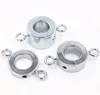 Beginner Metal Ball Stretcher Scrotum Pendant Testis Restraint penis Lock Ring 3 Size for choice Drop shipping