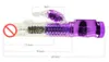 Novo chegada 18 modos Rabbit Vibrator Gspot VibrationRotation Body Massager Vibrando brinquedos sexuais para mulheres J10108261167