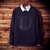 Nya mode hoodies mens tröja monty tiger huvud är män coola pullover hoodies män tröjor träning män