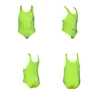 Mens Leotard Body Suit Underwear G3081 Solid Color Stretchy Gym Swim Suit Fabric Bikini Poly Spandex176R