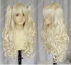 100% Brand New High Quality Fashion Picture Full Lace Wigshot Sprzedaż! Fate Stay Night Saber Cosplay Wig Mieszany Złoty Kolor