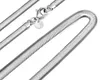 2017 Hot Sells Man Woman 925 Silver Necklace 6mm Fashion 16-24Inches Snake Chain Halsband Jewellry Gratis frakt 5st/parti