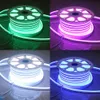 RGB Flat Led Rope Light DC24V Neon Strip Rope Light Led Rope Lights 60leds/m 20m/roll LED Neon Light With RGB Controller 2Rolls