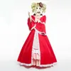 Hotcos Black Butler Elizabeth Cosplay Costume Klyid Red Lolita платье на заказ, красивое платье высокое качество