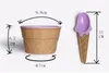2023 Nieuwe gekleurde Ice Cream Bowl voor kinderen met lepel Kids Ice Cream Cups Dessert Bowl BPA gratis (7)
