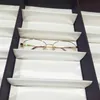 18 Grids Glasses Storage Display Case Box Eyeglass Sunglasses Optical Display Organizer Frames Tray