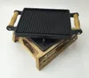 mini ghisa in ghisa barbecue bbq grill per il ristorante picnic in casa El Teppanyaki 024275103981774550