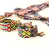 Nepal vriendschapsarmbanden 2,8 cm Kleurrijke geweven armbanden Handgemaakte nationale windarmbanden gratis verzending