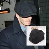 Brand-Cabbie Newsboy Woman Man Cap Black Ivy Hat Golf Drive Winter Flat Plain Beret Hats WF403