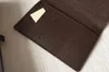 Free shipping! Fashion designer clutch clutch Genuine leather passport wallet with box 60181