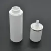 50 pz 15 ml Cilindrico Bordo Argento Emulsione di Plastica Pompa Airless Mini Bottiglia Vuota Cosmetico Contenitore di Imballaggio Del Campione SPB101