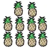 10PCS Ananas Paillettes Patchs pour Vêtements Fer sur Transfert Applique Fruit Patch pour Sacs Jeans DIY Coudre sur Broderie Sequins198C