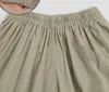 Marka Yeni Yaz kadın Şort Büyük Boy Kadın Geniş Bacak Yağ Kardeş Sıkı Bel Moda Ince Pantolon WS026 Bayan Kısa