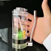 Transparante waterhaak glazen bongs accessoires, rookpijpen kleurrijke mini multi-kleuren handbuizen beste lepel glazen pijpen