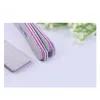 100pcs Nail Files Sanding 100/180 Curve Banana For Nail Art Tips Buffer Nail File Manicure Tools 5 Styles Random