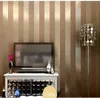 Moderna nero da parati a righe viola e argento glitter Wall Paper rullo per l'muro Soggiorno Camera TV Divano Backgrod carta da parati